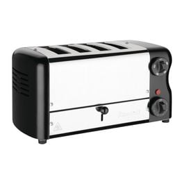 Rowlett Regent 4 Slot Toaster with Duraheat Elements Jet Black