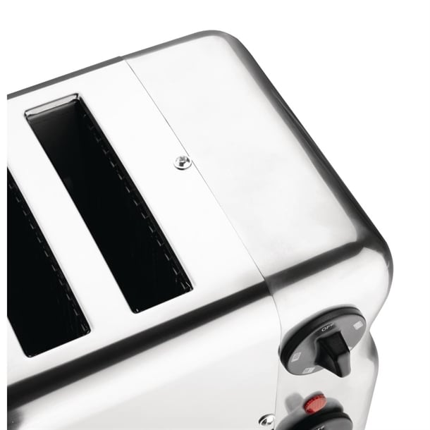 Rowlett Esprit 4 Slot Toaster Chrome with Duraheat Elements & Sandwich Cage - Image 3