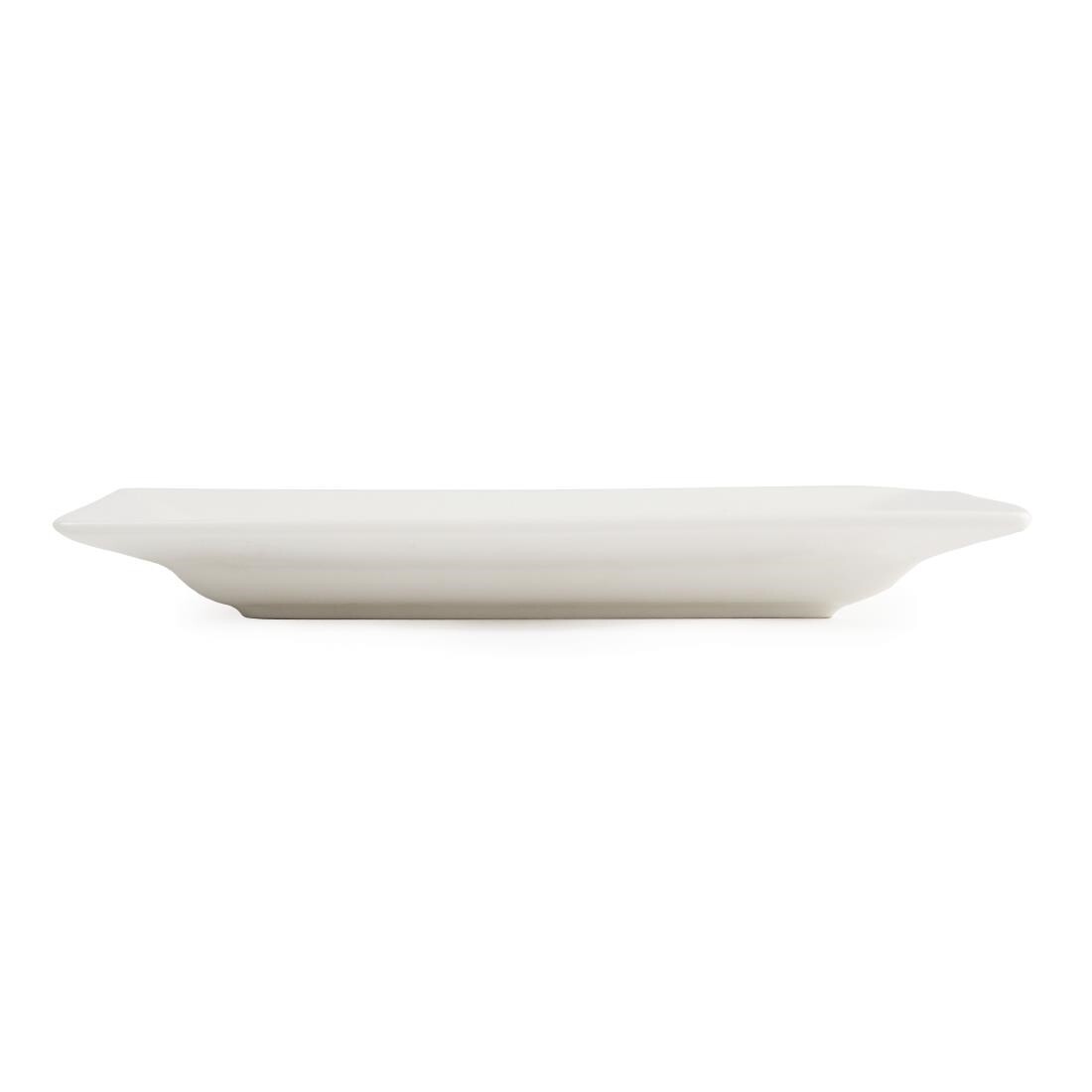 Lumina Wide Rim Rectangular Plates 257x 155mm