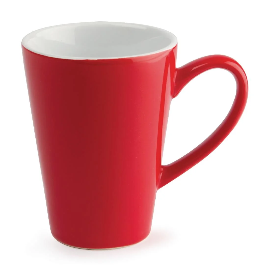 Olympia Cafe Latte Cups Red 340ml 12oz - Image 1