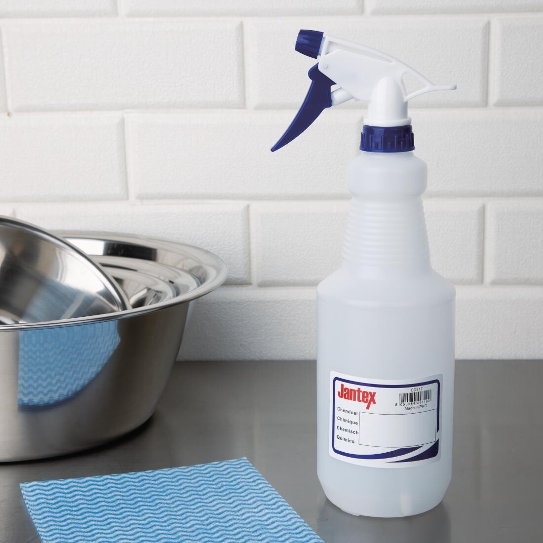 Jantex Colour Coded Spray Bottles Blue 750ml