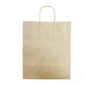 Fiesta Recyclable Twist Handle Brown Paper Bags Large (250 Pack) - Image 3
