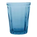 Olympia Cabot Panelled Glass Tumbler Blue 260ml - Image 1