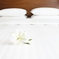 Mitre Comfort Satin Duvet Cover White Single