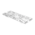 Cambro Polycarbonate 1/3 Gastronorm Pan Drain Shelf - Image 1