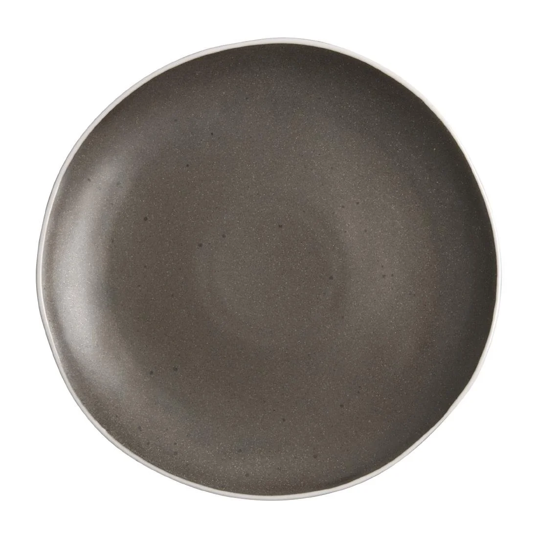 Olympia Chia Plates Charcoal 270mm (6 Pack) - Image 1