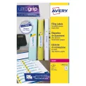 Avery Laser Ring Binder Label 100mmx30mm 18 Per Sheet White (Pack of 450) L7172-25 - Image 1