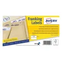 Avery Franking Label 140x38mm 2 Per Sheet White (Pack of 1000) FL01 - Image 1