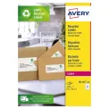 Avery Laser Labels Recycled 14 Per Sheet Wht (Pack of 1400) LR7163-100 - Image 1