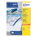 Avery Ultragrip Multipurpose Labels 105x42.3mm 14 Per Sheet White (Pack of 1400) 3653 - Image 1