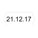 Avery Dennison Single-Line Price Marking Label 12x26mm White (Pack of 15000) WR1226 - Image 1