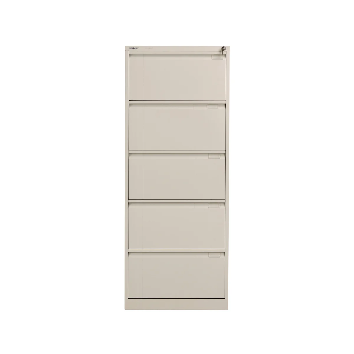 Bisley 5 Drawer Filing Cabinet 470x622x1511mm Goose Grey BS5EGY - Image 2