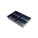 Bisley Multidrawer Insert Tray Plastic 4 Compartments 360x260x58mm 227P5 - Image 1