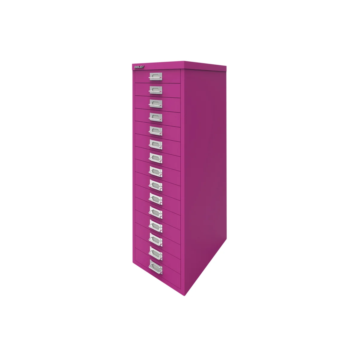 Bisley 15 Multidrawer Cabinet 279x380x860mm Fuchsia BY78743 - Image 2