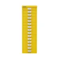 Bisley 15 Multidrawer Cabinet 279x380x860mm Canary Yellow BY78745 - Image 1