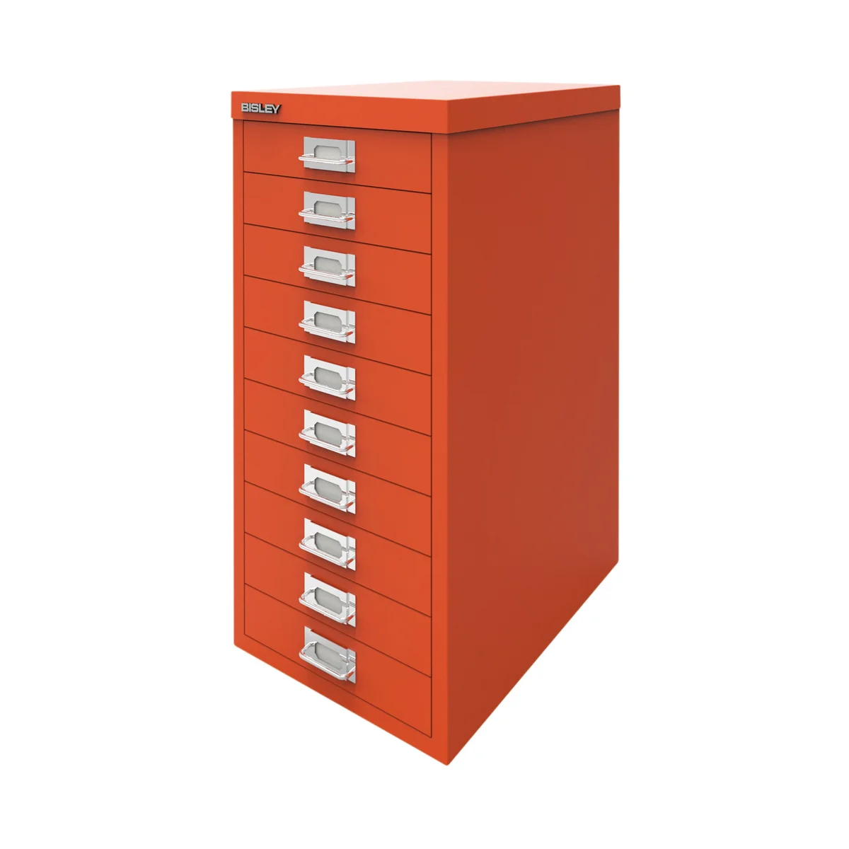 Bisley 10 Multidrawer Cabinet 279x380x590mm Mandarin BY78746 - Image 2