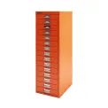 Bisley 15 Multidrawer Cabinet 279x380x860mm Mandarin BY78747 - Image 1