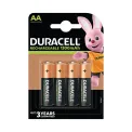 Duracell Rechargeable AA NiMH 1300mAh Batteries (Pack of 4) 81367177 - Image 1