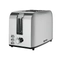 Igenix 2 Slice Toaster 750W Stainless Steel IGT0209SS - Image 1