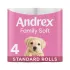 Andrex Family Soft Toilet Roll 2-Ply 170 Sheets per Roll 6x4 (Pack of 24) 4490863