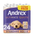 Andrex Ultimate Quilts Toilet Roll 3-Ply 115 Sheets per Roll (Pack of 24) 4475901 - Image 1