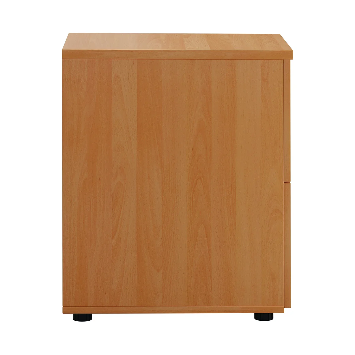 First 2 Drawer Filing Cabinet 464x600x710mm Beech KF74515 - Image 2