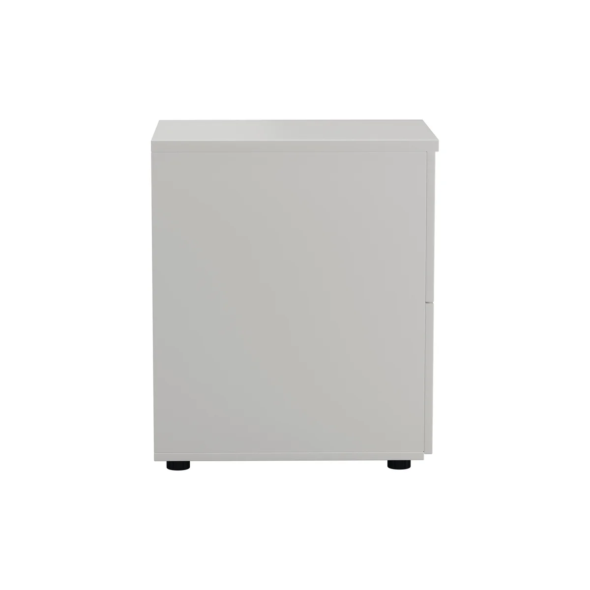 Jemini 2 Drawer Filing Cabinet 464x600x710mm White KF78666 - Image 2