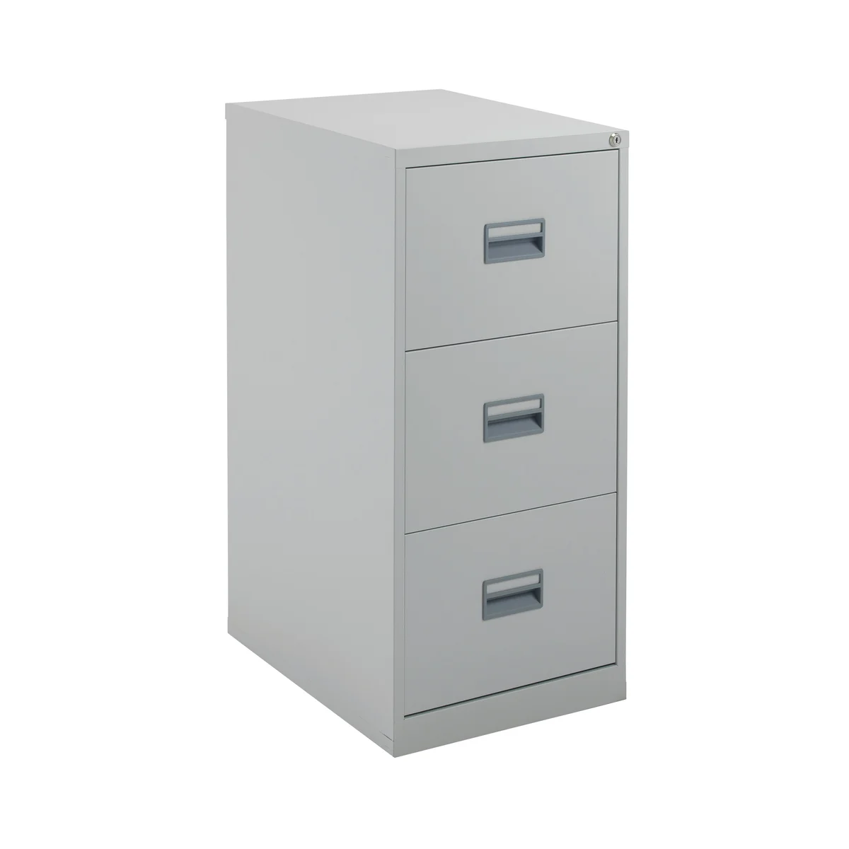Talos 3 Drawer Filing Cabinet 465x620x1000mm Grey TCS3FC-GR - Image 1
