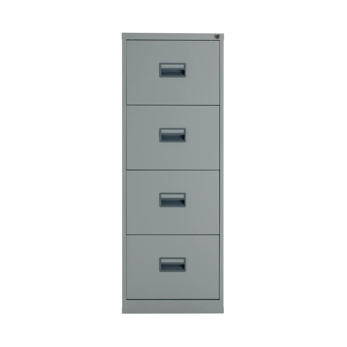 Talos 4 Drawer Filing Cabinet 465x620x1300mm Grey TCS4FC-GR - Image 2