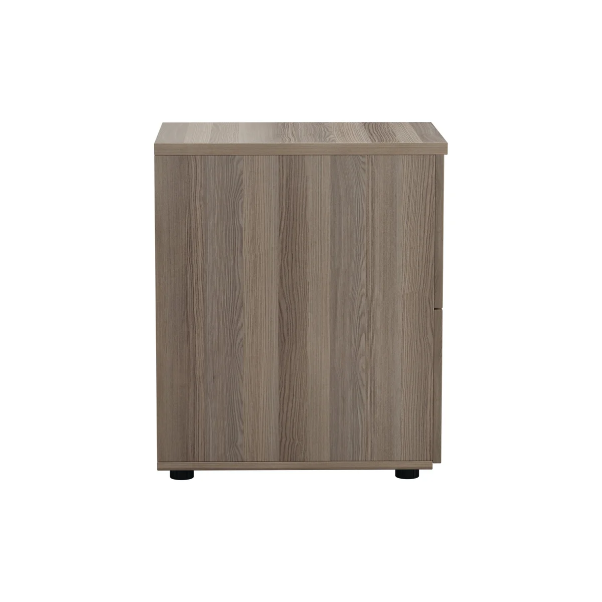 Jemini 2 Drawer Filing Cabinet 464x600x710mm Grey Oak KF78957 - Image 2