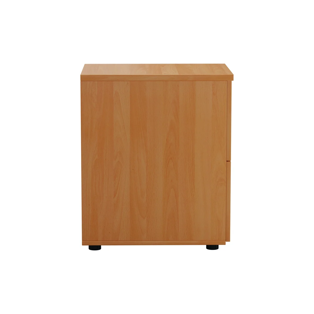 Jemini 2 Drawer Filing Cabinet 464x600x710mm Beech KF79455 - Image 2