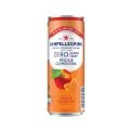 San Pellegrino Zero Fruit Beverages Peach + Clementine 33ml Can (Pack of 24) 12602682 - Image 1