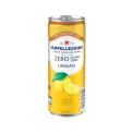 San Pellegrino Zero Fruit Beverages Lemon 330ml Can (Pack of 24) 12602689 - Image 1