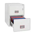 Phoenix FS2272K Vertical Fire File 2 Drawer Key Lock White FS2272K - Image 2