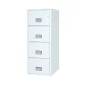 Phoenix FS2274K Vertical Fire File 4 Drawer Key Lock White FS2274K - Image 1