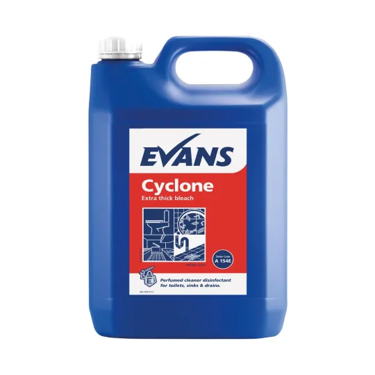 Cyclone Extra Thick Bleach Detergent Perfumed 5L (Pack of 2) A154EEV2
