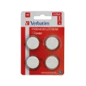 Verbatim CR2450 3V Premium Lithium Battery (Pack of 4) 49535 - Image 1