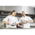Whites Vegas Unisex Chef Jacket Short Sleeve White - Image 5