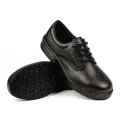 Lites Black Lace Up Safety Shoes  - Image 1