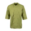 Chef Works Unisex Chefs Jacket Lime - Image 2