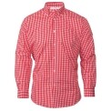 Uniform Works Mens Gingham Shirt Red S