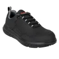 Slipbuster Recycled Microfibre Safety Trainer Matte Black - Image 1