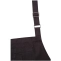 Chef Works Urban Rockford Canvas Wide Bib Apron Steel Grey