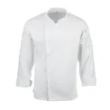 Chef Works Unisex Hartford Lightweight Chef Jacket White - Image 1