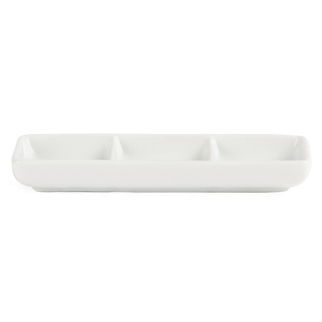 Olympia Whiteware 3 Section Dishes