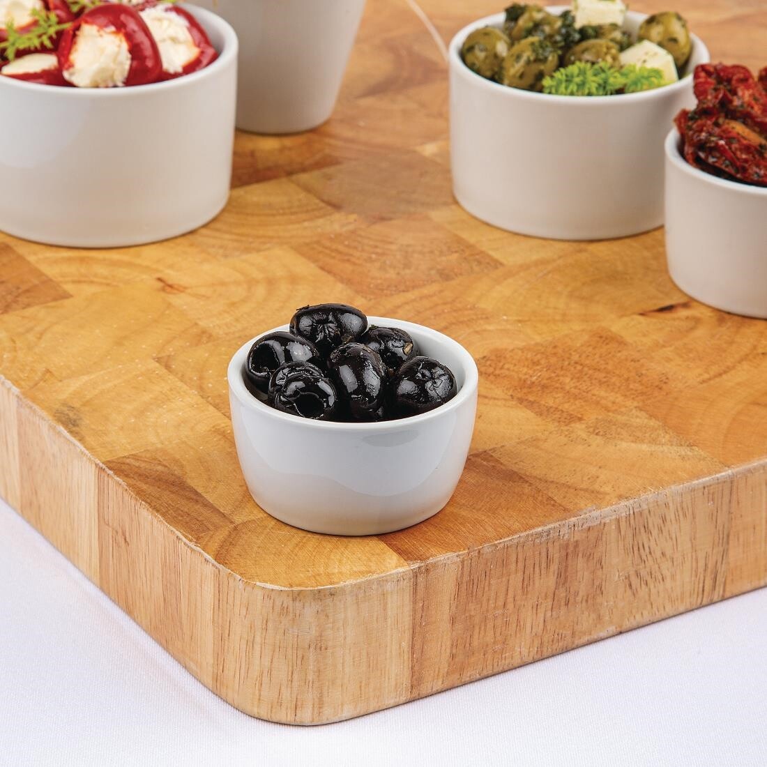 Olympia Whiteware Butter Dish 62mm