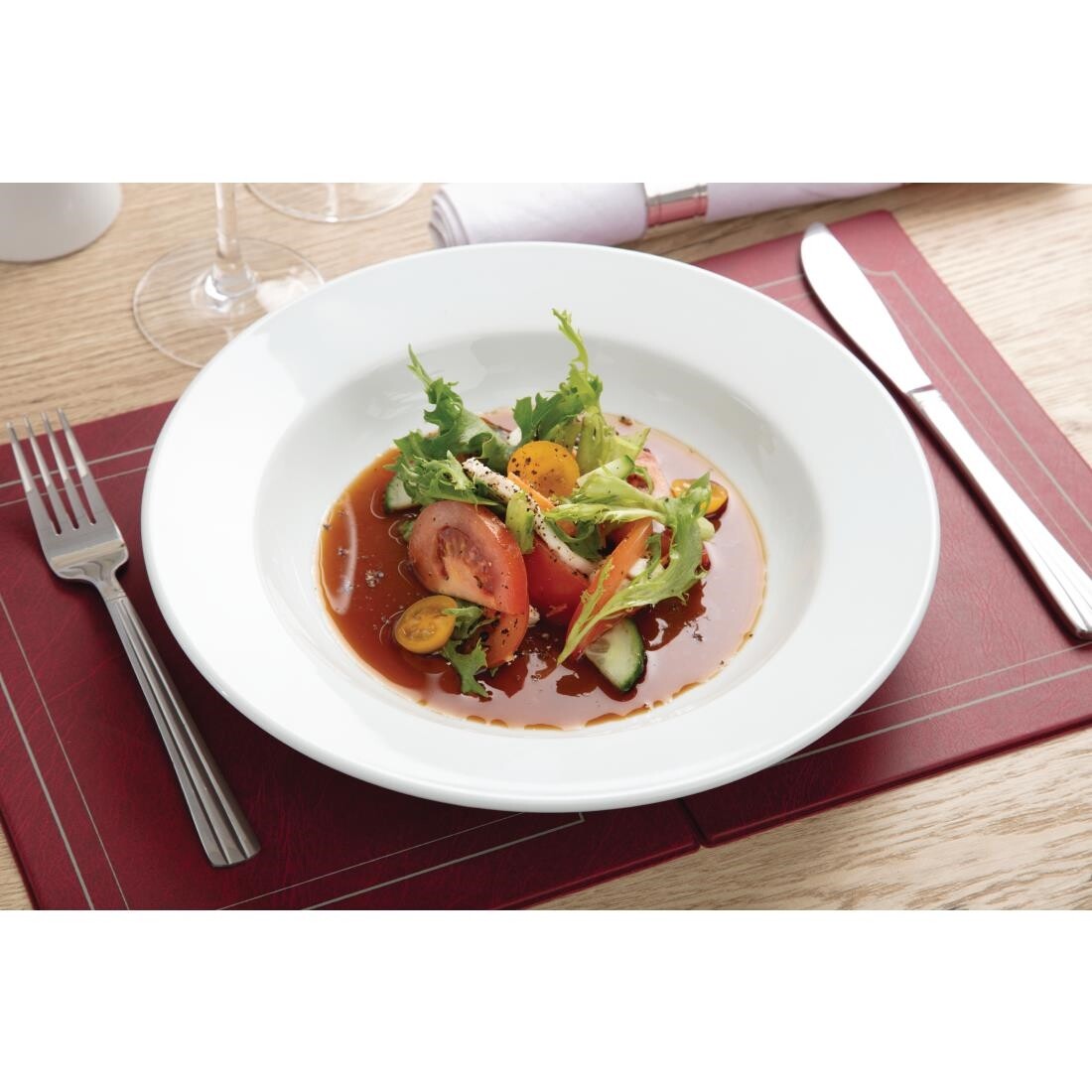 Olympia Whiteware Deep Plates 270mm