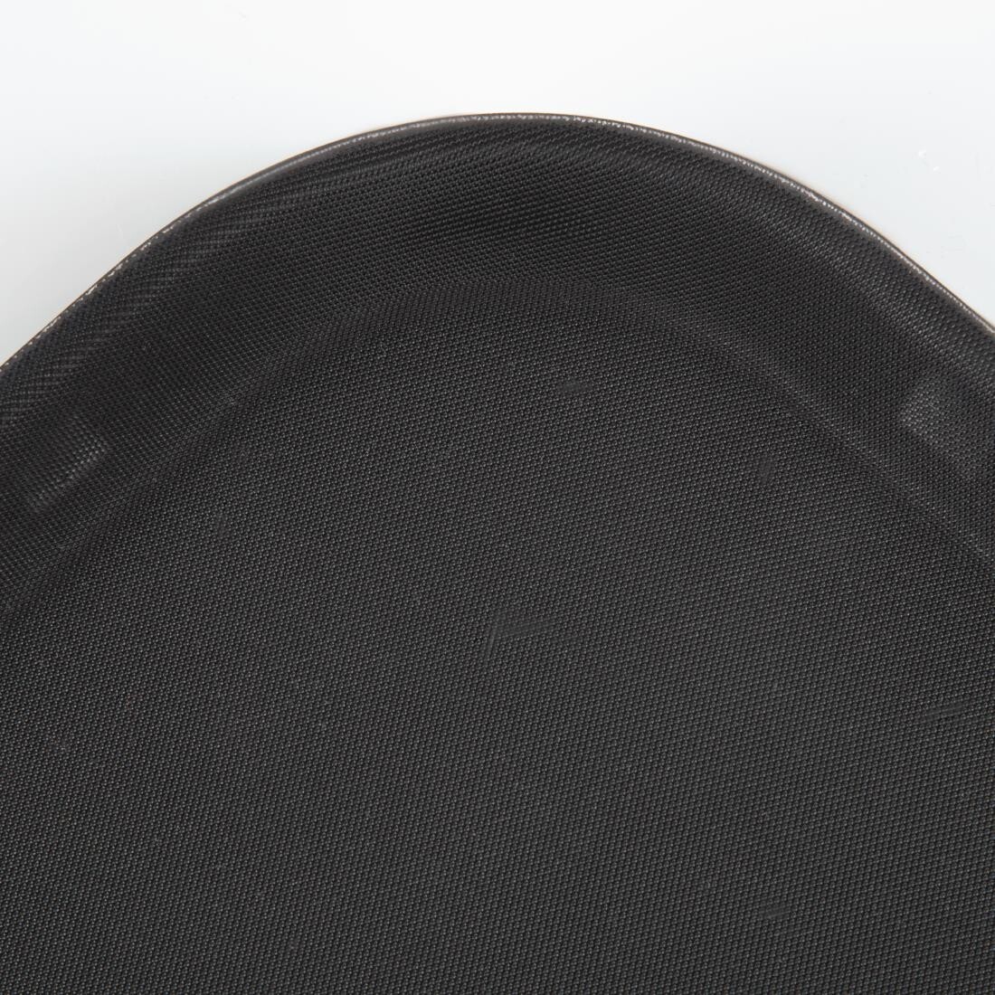 Kristallon Plastic Non Slip Tray Black 14 x 18 in