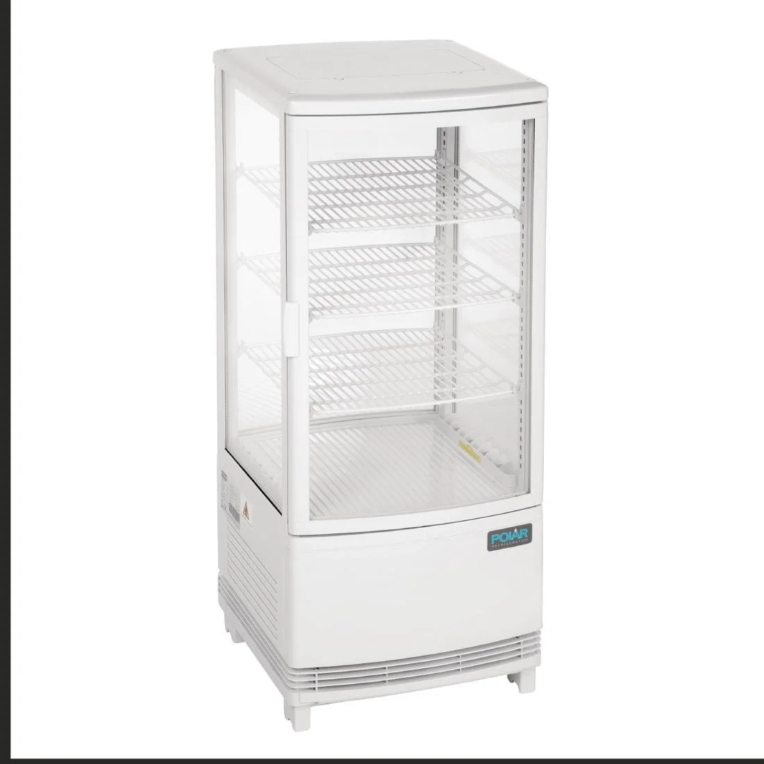 Polar C-Series Energy Efficient Curved Door Display Fridge White 86Ltr - Image 6