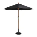 Bolero Round Parasol 3m Diameter Black - Image 1